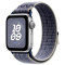 Нейлоновый ремешок Nike Neylon sport loop NEW для часов Apple Watch grey / blue