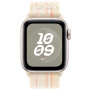 Нейлоновый ремешок Nike Neylon sport loop NEW для часов Apple Watch starlight / pink