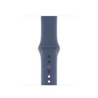 Силиконовый ремешок Silicon sport band для часов Apple Watch alaskan blue