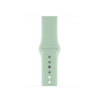 Силиконовый ремешок Silicon sport band для часов Apple Watch beryl