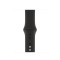 Силиконовый ремешок Silicon sport band для часов Apple Watch black
