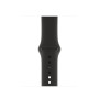 Силиконовый ремешок Silicon sport band для часов Apple Watch black