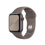Силиконовый ремешок Silicon sport band для часов Apple Watch coastal gray