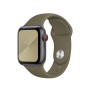 Силиконовый ремешок Silicon sport band для часов Apple Watch khaki