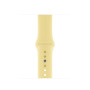 Силиконовый ремешок Silicon sport band для часов Apple Watch lemon cream