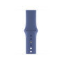 Силиконовый ремешок Silicon sport band для часов Apple Watch linen blue