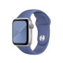 Силиконовый ремешок Silicon sport band для часов Apple Watch linen blue