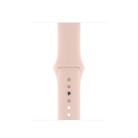 Силіконовий ремінець Silicon sport band для годинника Apple Watch pink sand
