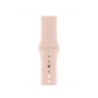 Силиконовый ремешок Silicon sport band для часов Apple Watch pink sand