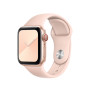 Силиконовый ремешок Silicon sport band для часов Apple Watch pink sand