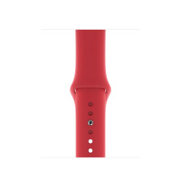 Силіконовий ремінець Silicon sport band для годинника Apple Watch red