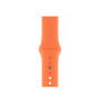 Силиконовый ремешок Silicon sport band для часов Apple Watch vitamin C