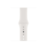 Силіконовий ремінець Silicon sport band для годинника Apple Watch white