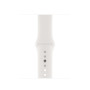 Силиконовый ремешок Silicon sport band для часов Apple Watch white