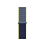 Нейлоновый ремешок Neylon sport loop для часов Apple Watch alaskan blue