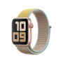 Нейлоновый ремешок Neylon sport loop для часов Apple Watch camel