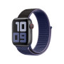 Нейлоновый ремешок Neylon sport loop для часов Apple Watch midnight blue