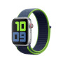 Нейлоновый ремешок Neylon sport loop для часов Apple Watch neon lime