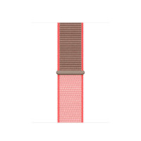 Нейлоновый ремешок Neylon sport loop для часов Apple Watch neon pink