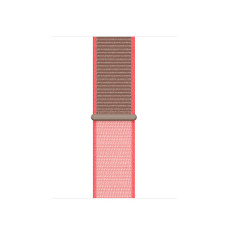 Нейлоновый ремешок Neylon sport loop для часов Apple Watch neon pink