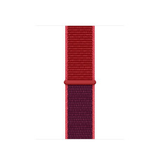 Нейлоновий ремінець Neylon sport loop для годинника Apple Watch red