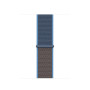 Нейлоновый ремешок Neylon sport loop для часов Apple Watch surf blue