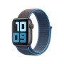 Нейлоновый ремешок Neylon sport loop для часов Apple Watch surf blue