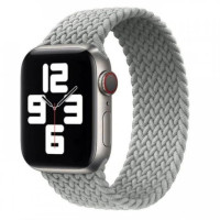 Плетений силіконовий ремінець Braided Solo Loop для годинника Apple Watch gray