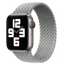 Плетений силіконовий ремінець Braided Solo Loop для годинника Apple Watch gray