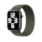 Плетений силіконовий ремінець Braided Solo Loop для годинника Apple Watch inverness green