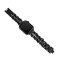 Металлический ремешок Chanell Leather для часов Apple Watch black
