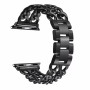Металевий ремінець Chanell New для годинника Apple Watch black