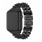 Металевий ремінець Chanell New для годинника Apple Watch black
