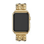 Металевий ремінець Chanell New для годинника Apple Watch gold