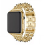 Металевий ремінець Chanell New для годинника Apple Watch gold