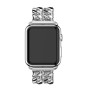 Металевий ремінець Chanell New для годинника Apple Watch silver