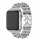 Металевий ремінець Chanell New для годинника Apple Watch silver