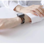 Металлический ремешок Fashion Coarse Weaving для часов Apple Watch black