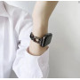 Металлический ремешок Fashion Coarse Weaving для часов Apple Watch black