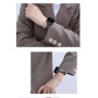 Металлический ремешок Fashion Coarse Weaving для часов Apple Watch black