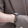 Металлический ремешок Fashion Coarse Weaving для часов Apple Watch black