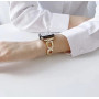 Металлический ремешок Fashion Coarse Weaving для часов Apple Watch rose gold