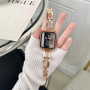 Металлический ремешок Fashion Coarse Weaving для часов Apple Watch rose gold