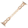 Металлический ремешок Fashion Coarse Weaving для часов Apple Watch rose gold