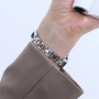 Металлический ремешок Fashion Coarse Weaving для часов Apple Watch silver
