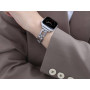 Металлический ремешок Fashion Coarse Weaving для часов Apple Watch silver