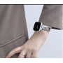 Металлический ремешок Fashion Coarse Weaving для часов Apple Watch silver