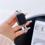 Металлический ремешок Fashion Coarse Weaving для часов Apple Watch silver
