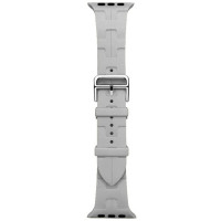 Силиконовый ремешок Kilim для часов Apple Watch cloud grey