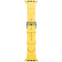 Силиконовый ремешок Kilim для часов Apple Watch light yellow
